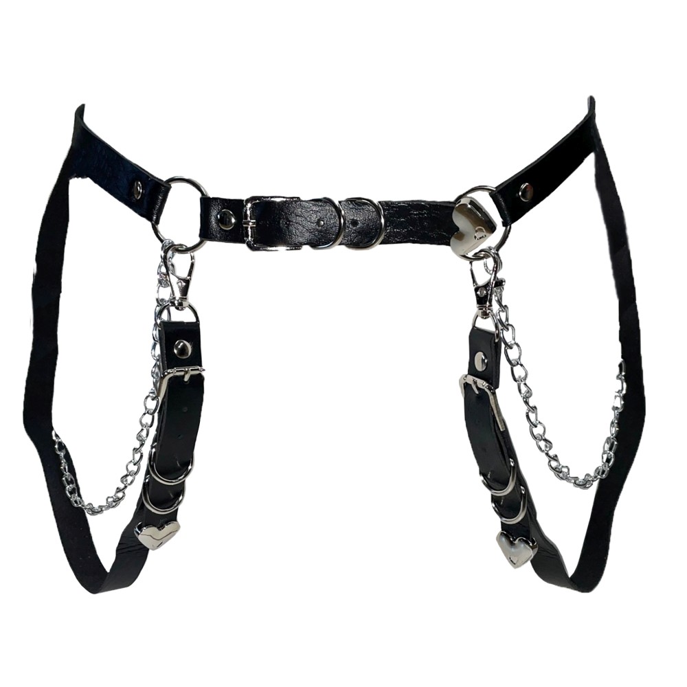 Zac's Alter Ego - Double Chain Harness - Schwarz